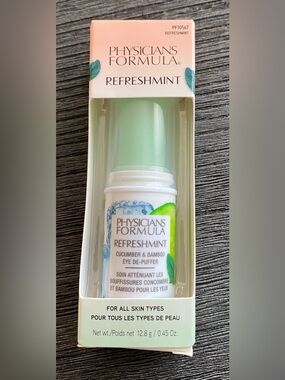 Physicians Formula Refreshmint Eye De-Puffer, new, unopened.
